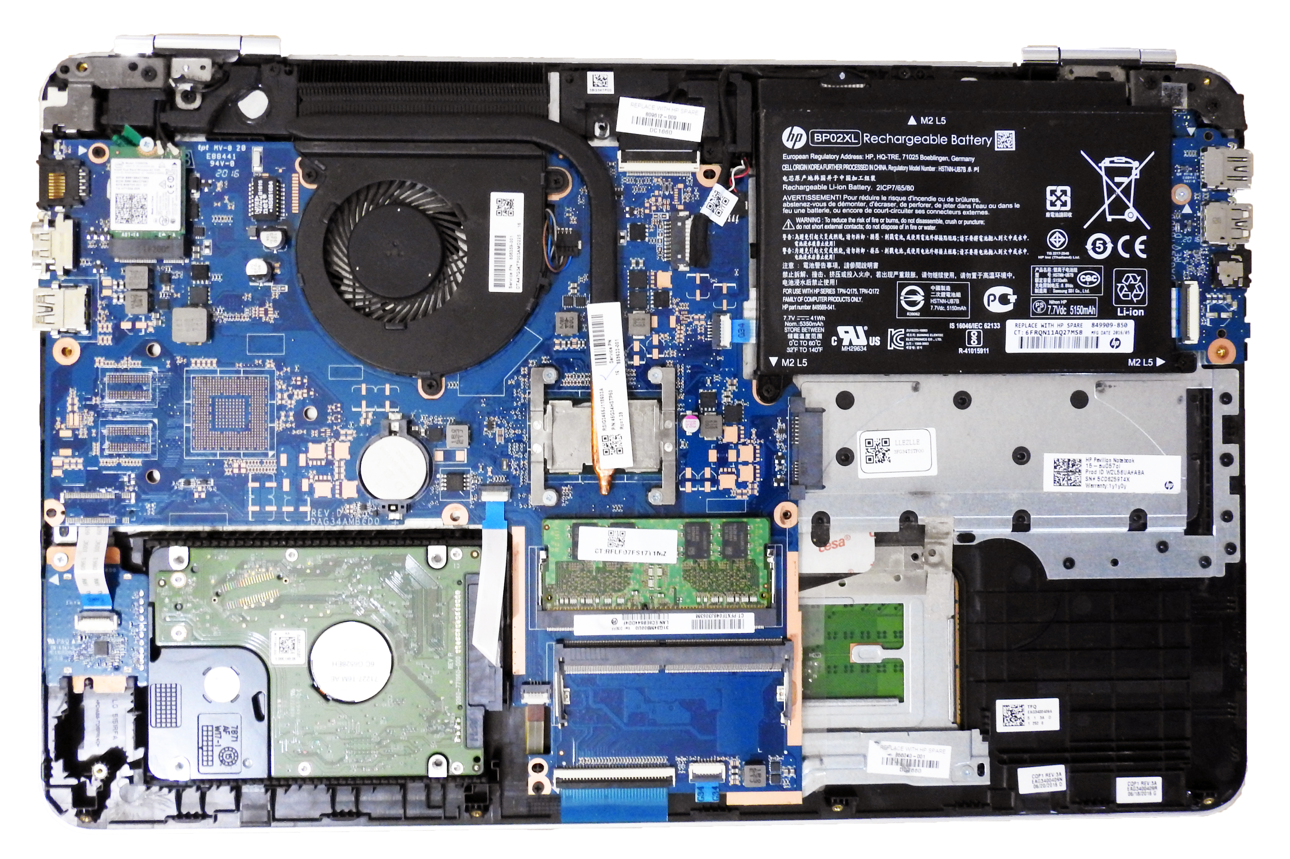 How to find RAM memory upgrade for your HP Pavilion 15-au057cl laptop